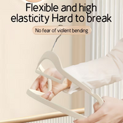Adult Non-Slip Velvet Clothes Hangers – 360° Rotating Hook Space-Saving Hangers for Coats, Shirts & Dresses