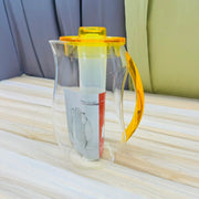 2 Liter Acrylic Fiber Water Jug with Ice Tube – Premium Clear Juice & Water Pitcher