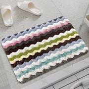 Multicolor Soft Floor Mat Fluffy Rug for Bedroom, Kids Room & Home Floor Cushion 60*40 centimetre