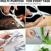 Duty Stainless Steel Kitchen Shears  Multi-Purpose, Suitable for