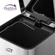 Guard Square Stainless Steel Pedal Bin 3, 5 Litre - KT Bazar BD Shop