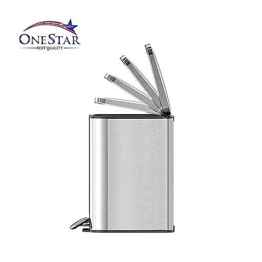 Guard Square Stainless Steel Pedal Bin 3, 5 Litre - KT Bazar BD Shop
