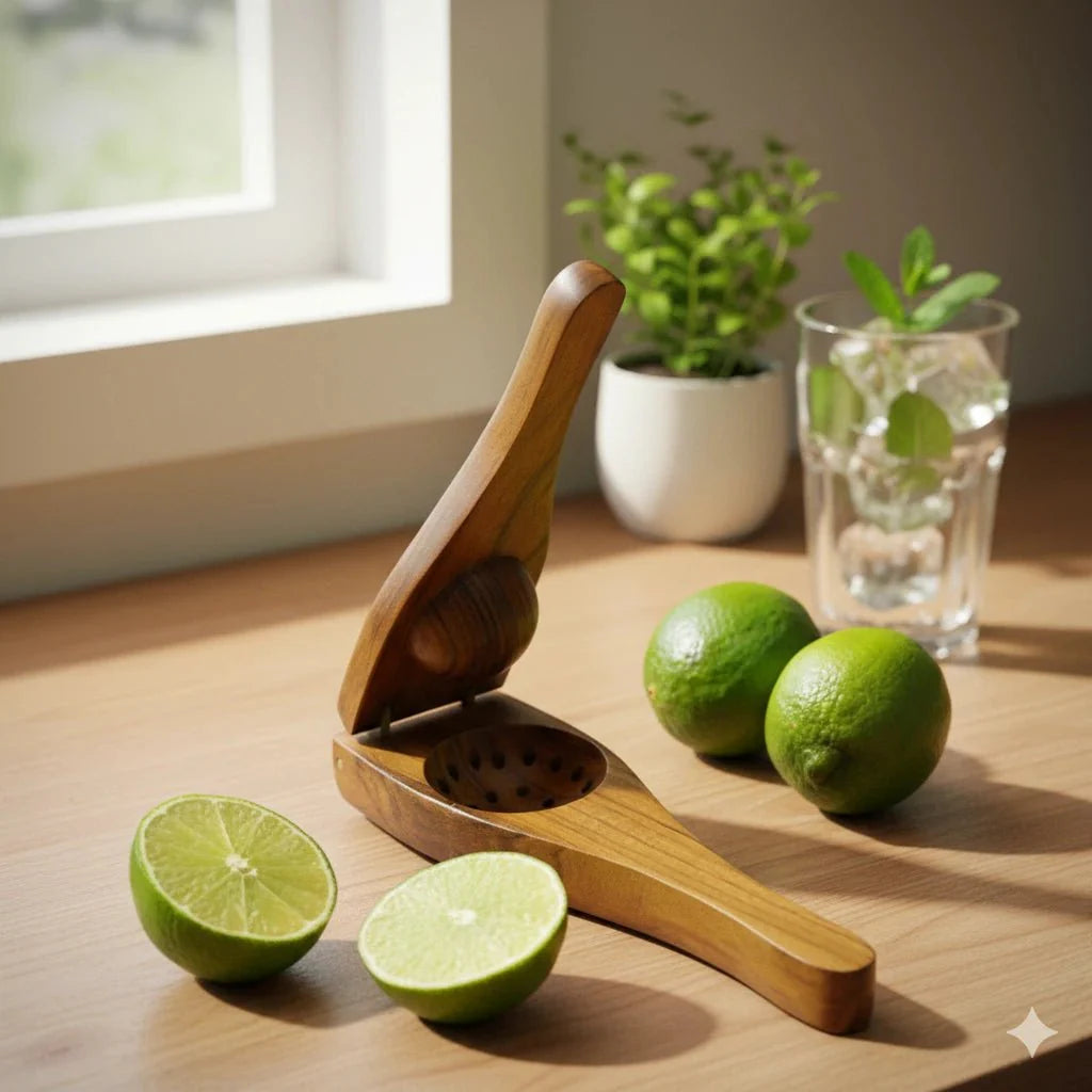Wooden hand lemon juicer – KT Nest