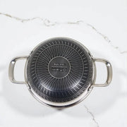 Honeycomb Design Stainless Steel Karai with Lid - KT Bazar BD Shop
