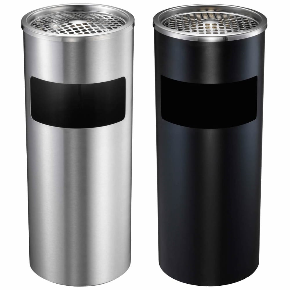 Stainless steel ash tray dustbin 30L office smoke bin – KT Bazar