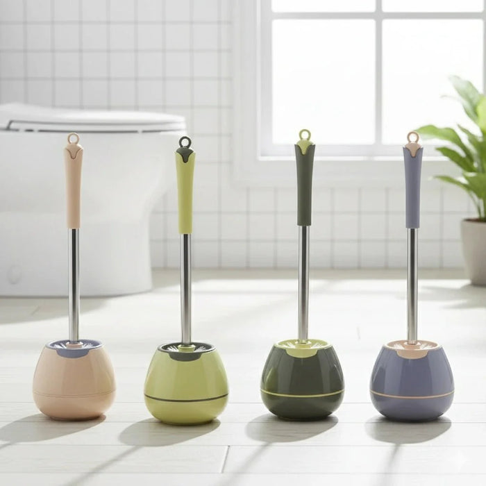 Long handle toilet brush set with base – KT Nest