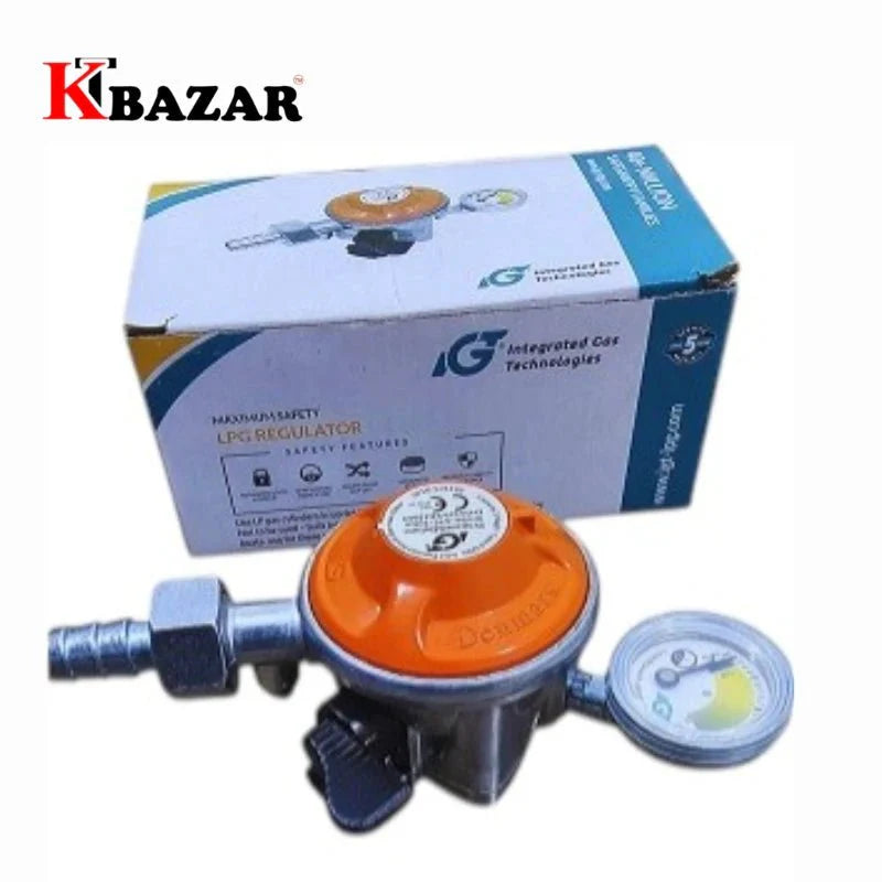 LPG auto-safety gas regulator with meter 22mm – KT Nest