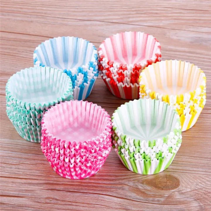Mini paper cupcake liners 24 pieces – KT Nest