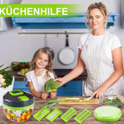 Vegetable cutter with four interchangeable blades – KT Nest
