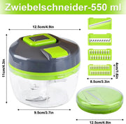 Multi Functional Vegetable Cutter with 4 Interchangeable Blades - KT Bazar BD Shop
