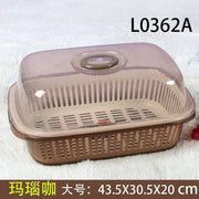 Double-layer fruit and dish drain basket – KT Nest
