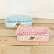 Plastic Wall Mounted Kitchen Utensil Storage Organizer - KT Bazar BD Shop