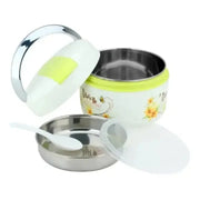 QQ two layer stainless steel lunch box – KT Nest