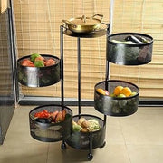 Rotating multi-layer kitchen trolley – KT Nest