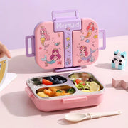 Kids 3-Section Lunch Box with Spoon