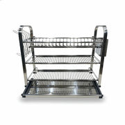 SKB stainless steel dish drying rack 3 or 4 tier – KT Bazar