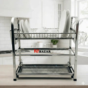 SKB stainless steel dish drying rack 3 or 4 tier – KT Bazar
