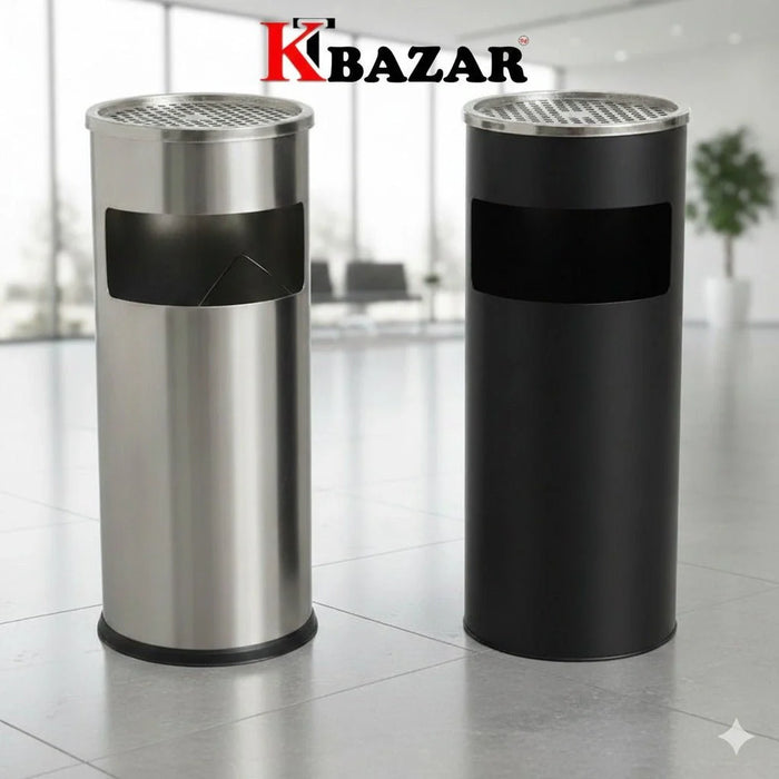 Stainless steel ash tray dustbin 30L – KT Nest