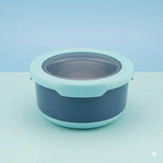 Round stainless steel bento lunch box – KT Nest