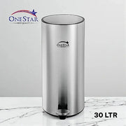 Stainless Steel Pedal Bin Round - KT Bazar BD Shop