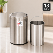 Premium stainless steel swing dustbin – KT Nest