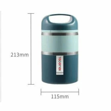 Tedemei 3 layers 1.43L & 2 Layer 1.13L Lunch Box - KT Bazar BD Shop