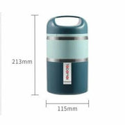 Tedemei 3 layers 1.43L & 2 Layer 1.13L Lunch Box - KT Bazar BD Shop